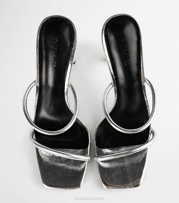 Brautschuhe| de Tony Bianco Frauen Florence-Heels Silberfolie 4624354